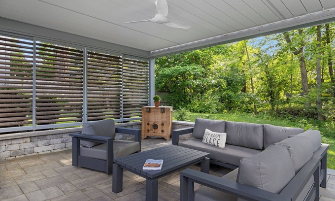 Fontana-on-Geneva Lake House | Shady Oasis- Charming and Historic Home 3 blocks from Abbey w/Outdoor firepit!