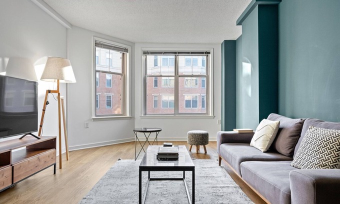 West End Apartment | Sharp Foggy Bottom 1BR w/Gym, Rooftop + Doorman by Blueground