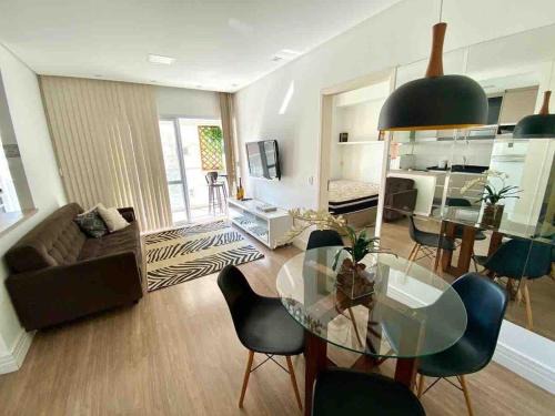 Gonzaga Apartment | SHB - Lazer completo c/piscina e sauna no Gonzaga