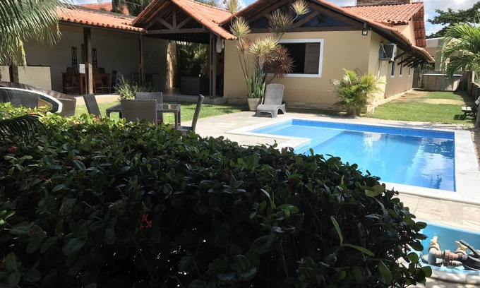 Tamandare House | sheep beach, 4 bedroom house with pool, barbecue, all furnished.