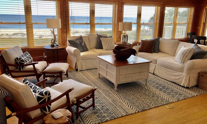 Alligator Point House | "Shifting Sands" Private Beach Front 3 Bd, 2 Bath, sleeps 8