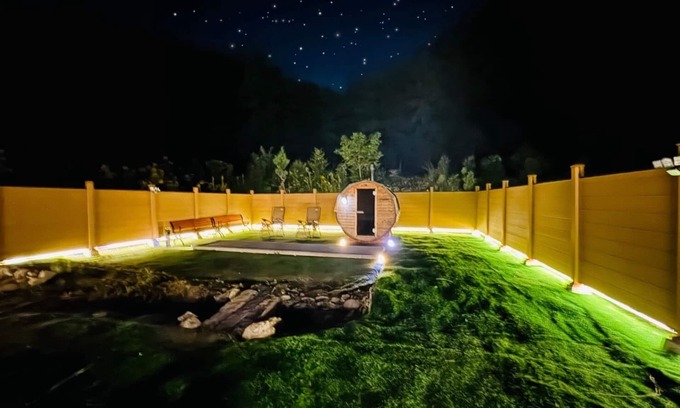 Itoshima Villa | Shikino-an Itoshima 1300 ㎡ Panoramic open-air bath in the great nature! Parking 5+ Sauna Dedicated BBQ Pets allowed