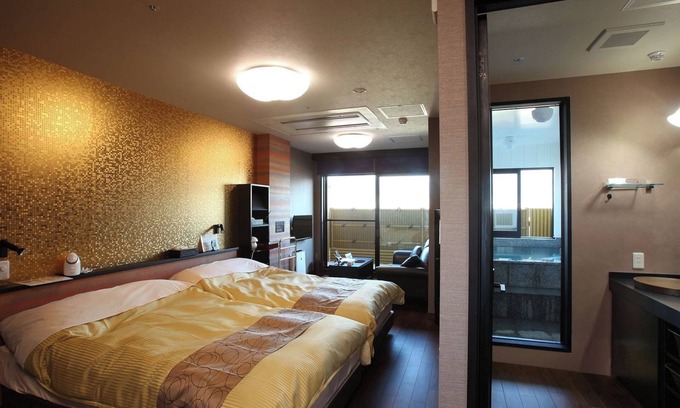 Isawa Onsen Hotel | Shokakuden room with openair bath Westernstyl/Fuefuki Yamanashi