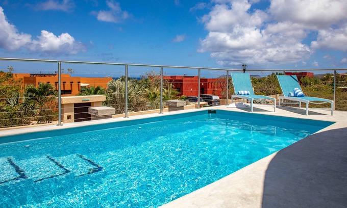Kralendijk Villa | Shore Beats Work - Ocean View Home, Newly Built, Private Pool, 5 bed, 5.5 bath