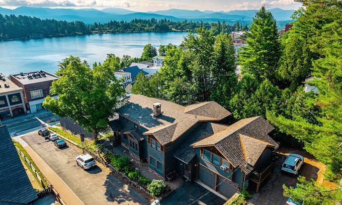 Lake Placid House | Shore Crest, Lake Placid Historic Home, Steps from Main Street with Lake View
