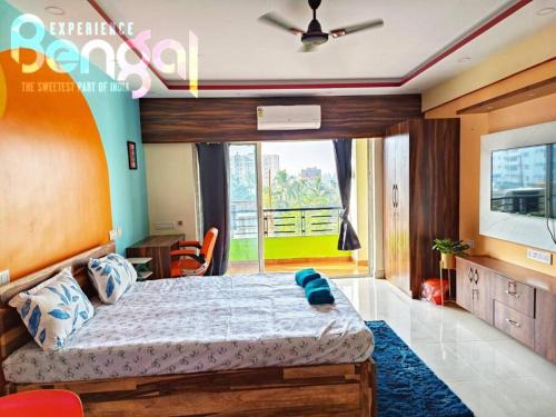 Kolkata Apartment | Siddha Xanadu Studio 313, Poolside Near Airport, CC2 Mall
