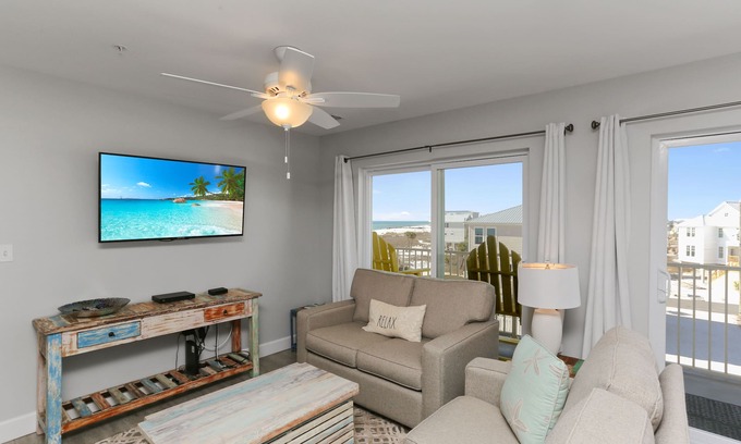 Mexico Beach Condo | Single Level Gulf Front Condo on West End of MXB with Pool ~ Surfside 15
