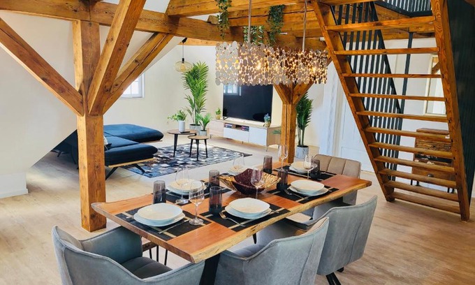 Kaufbeuren Apartment | SiOUX stilvoll eingerichtete Apartments im Stadtkern I NETFLIX I NESPRESSO I