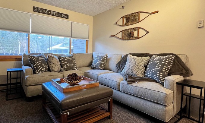 Sunday River Area Condo | Ski in & out West Wing Fall Line Condo: newly upgraded with tons of amenities!