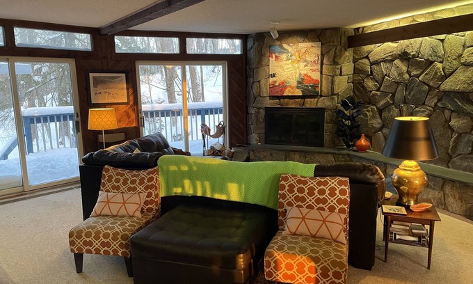 Killington House | Ski-On Ski-Off at Pico MtnnPremier Slopeside House Rental. Dog Friendly!