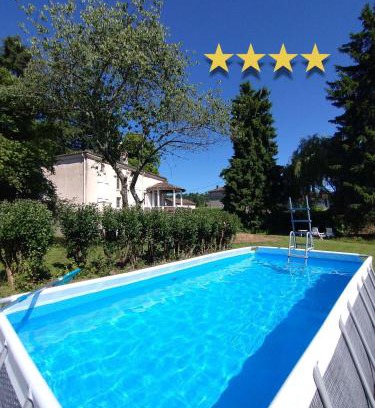 Saint-Lizier Villa | Skycircuitvilla - 4 star villa with 8 bedrooms, pool and 3000m2 grounds