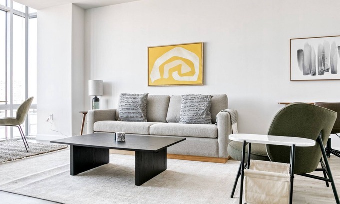 Cambridgeport Apartment | Sleek Cambridge 1BR w/Gym & W/D, close to Central Square, by Blueground