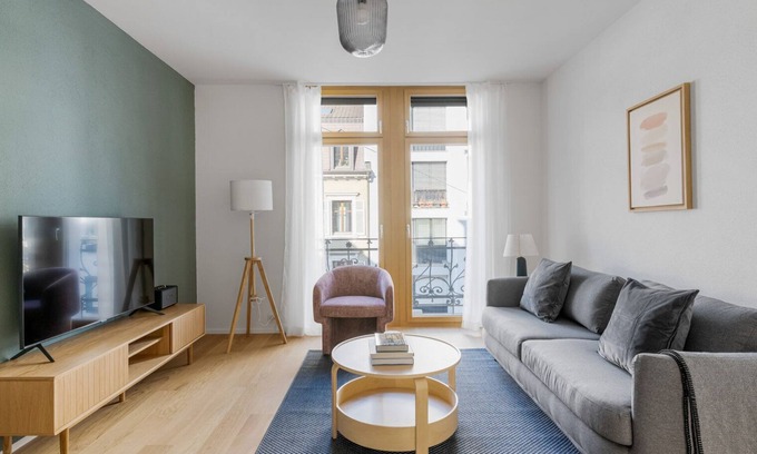 Gundeldingen Apartment | Sleek Gundeldingen 3 Room w/Storage, nr Basel Main Stn, by Blueground