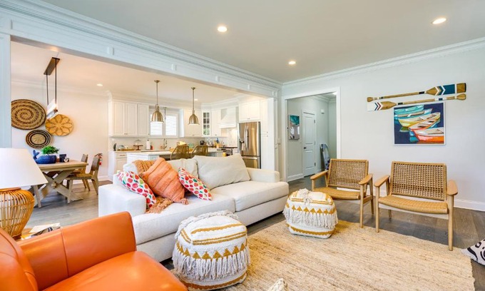Long Branch House | Sleek Long Branch Vacation Rental with Pool and Patio!