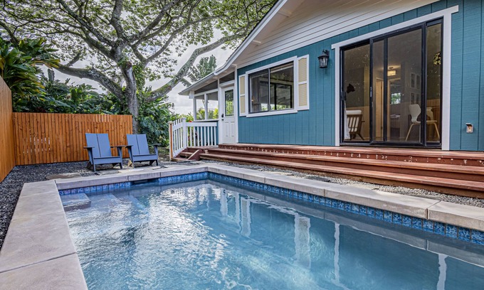 Wailua Homesteads House | Sleeping Giant Cottage with Plunge Pool TNVC #1244