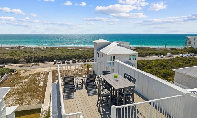 Inlet Beach House | Sleeps 24, Pool, Rooftop & Minutes to 30A Hotspots | The Palm 30A by AvantStay