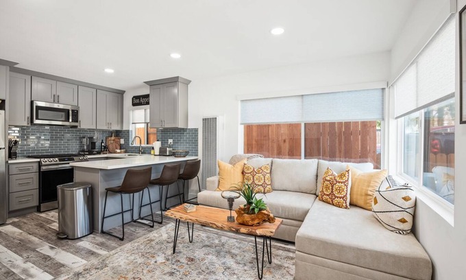 Capistrano Beach House | Sleeps 4 by the beach. Horseshoe and fire pit in private yard.