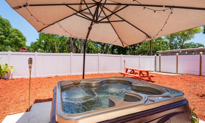 Bearss Plaza House | Sleeps 6 Hot Tub Newly Remodeled Fenced Yard