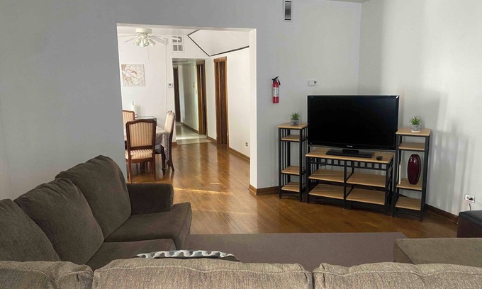 Brighton Park Apartment | Smokers Preferred-Spacious 3-bedroom apartment with WiFi, AC in awesome Chicago