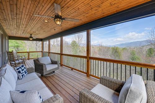 Andrews House | Smoky Mountain Cabin Rental Game Room, Fire Pit!
