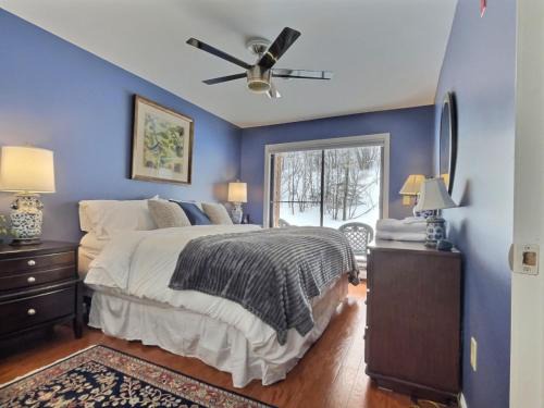 Killington Apartment | SnowDen Ski On Ski Off at Pico Fireplace