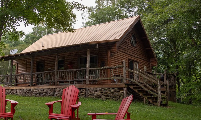 Slaty Fork Cabin | Snowshoe Log Cabin - Dancing Star