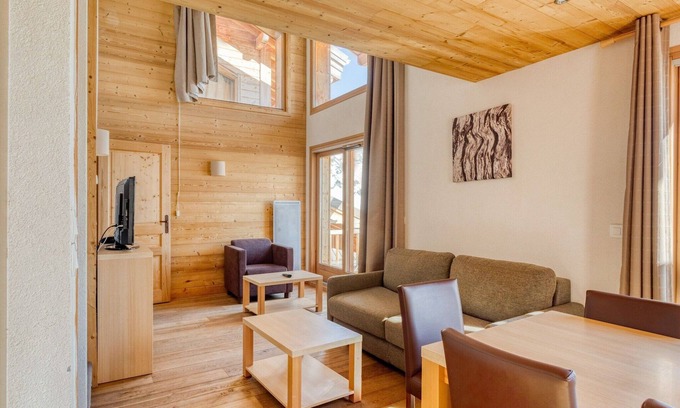 Flaine Ski Chalet | Snowy Chalet w/Views