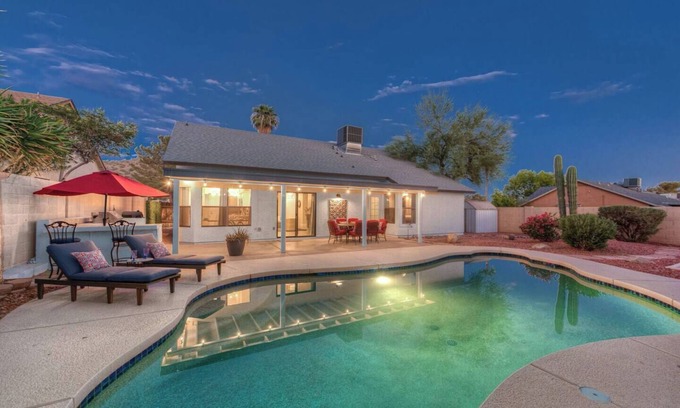 Eagle Hills House | Soak in Private Heated Pool in Stylish Open Plan Home