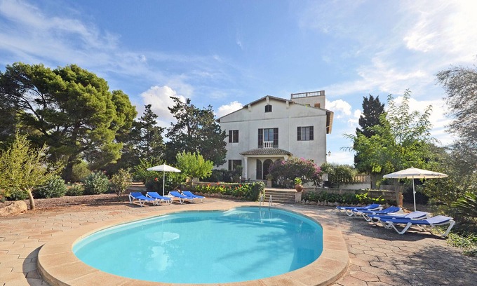 Son Antem Villa | Son Granada - Spacious country house with pool for 12 people