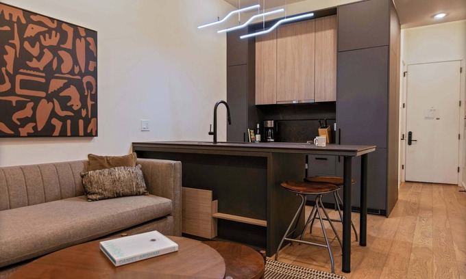 Logan Square Apartment | Sosuite | 1BR Apt w Roof Deck, Gym, Laundry