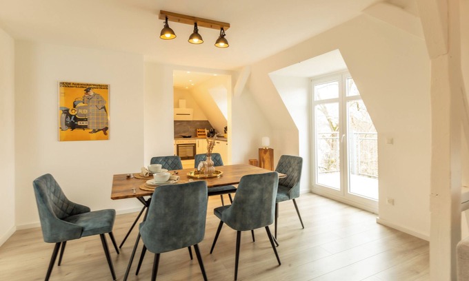 Zwickau Apartment | soulscape Apartments - compact LOFT living space, with elevator, WI-FI