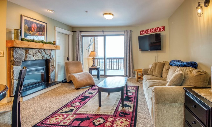Rangeley Condo | South Branch 7-2 - Cute and Cozy ski-in ski-out condo at South Branch