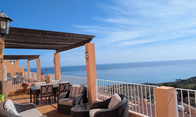 La Parata Apartment | South Facing Apartment, Fantastic Sea Views,Terrace, 300m beach
