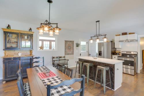 South Haven House | South Haven Farmhouse with Fire Pit, 4 Mi to Beach!