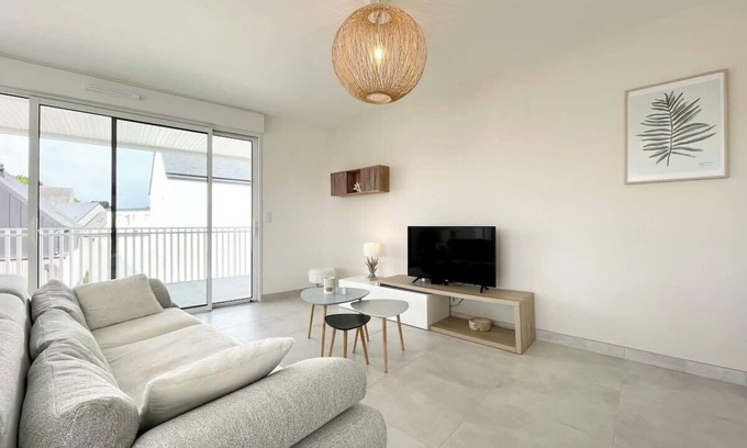 Larmor-Plage Apartment | Spacieux appartement neuf de standing Hyper Cosy