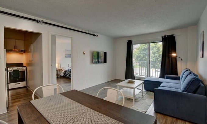 Laval Apartment | Spacious 1 bedroom, with balcony, Laval, all incl