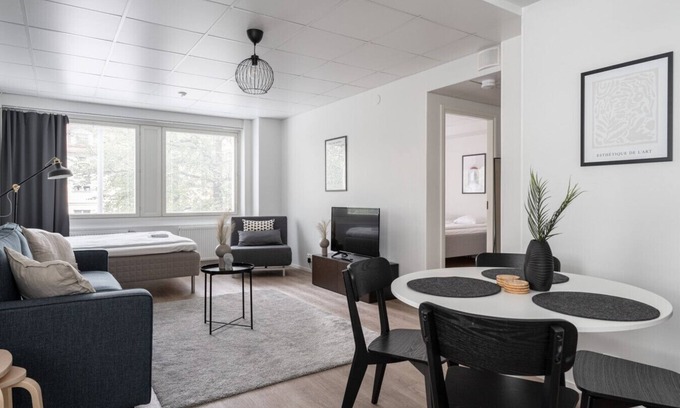 Tampere Apartment | Spacious 1BR Apartment with Balcony in Downtown