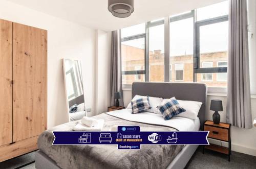 Preston Apartment | Spacious 2 Bedroom Apartment in Preston City Centre with Free Parking by Eason Stays, Good for Business Stays and Family Getaways