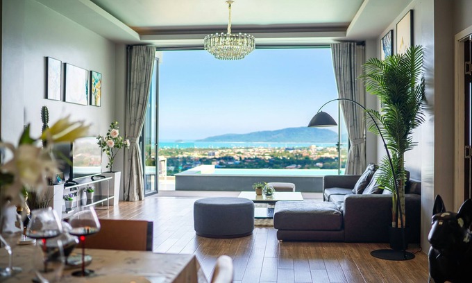 Chalong Villa | Spacious 3B Pool villa, SeaView,WiFi,AC in heart of Phuket!Chef,Maid available!