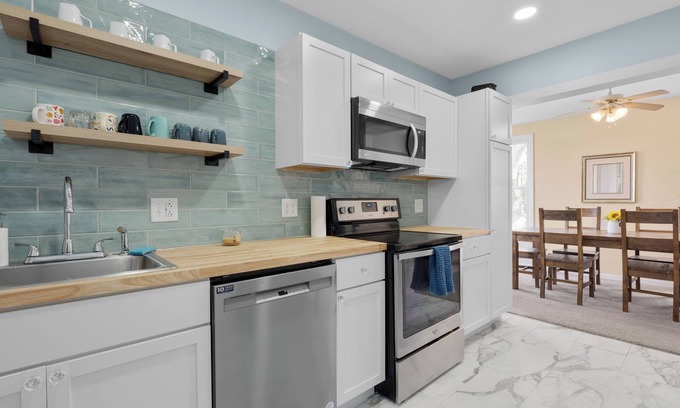 Glen Echo Apartment | Spacious 3BR Near OSU with New Kitchen & Luxe Showers