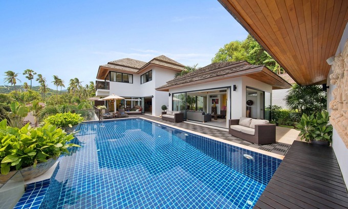 Plai Laem Villa | Spacious 4BR Oceanview Villa | Bophut Beach