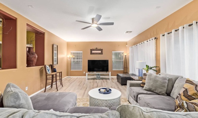 Sheely Farms House | Spacious 6BR Oasis w/Pool, Hot Tub + Game Room