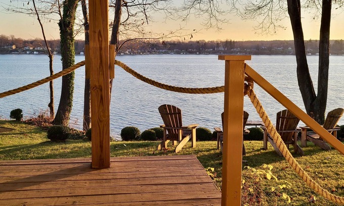 North Rose House | Spacious and Serene Lake Front Home Away From Home