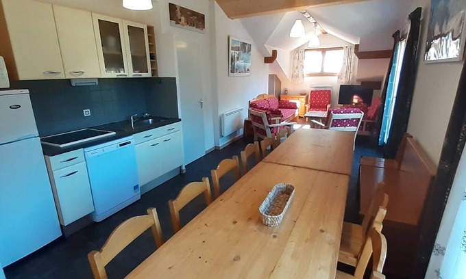 Valfrejus Apartment | Spacious apartment 10/12 people, 5 rooms, near slopes - Valfréjus