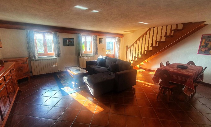 Issime Apartment | Spacious apartment 15 min from Gressoney CIR 0003