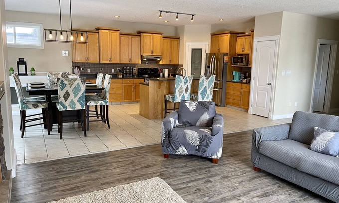 Jasper Place House | Spacious bungalow with large backyard and garage close to West Ed Mall