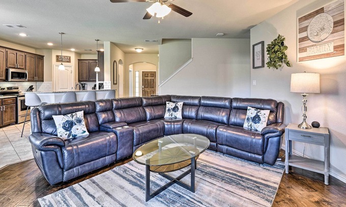 Ennis House | Spacious Ennis Home w/ Huge Family Backyard!