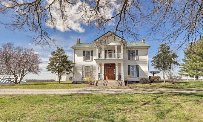 Elizaville House | Spacious Ewing Retreat w/Game Room & Fireplace!