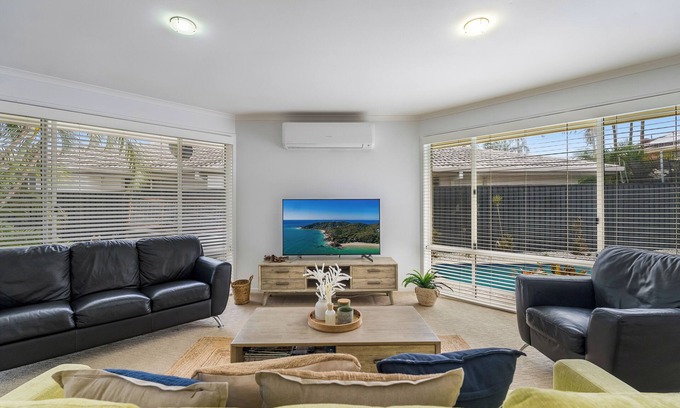 Lennox Head House | Spacious Family Beach Home-Large Salt Pool-Close to Beach & Shops