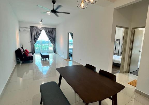 Taman Teh Teng Seng Apartment | Spacious Family Staycation 3BR at Ipoh Uptown